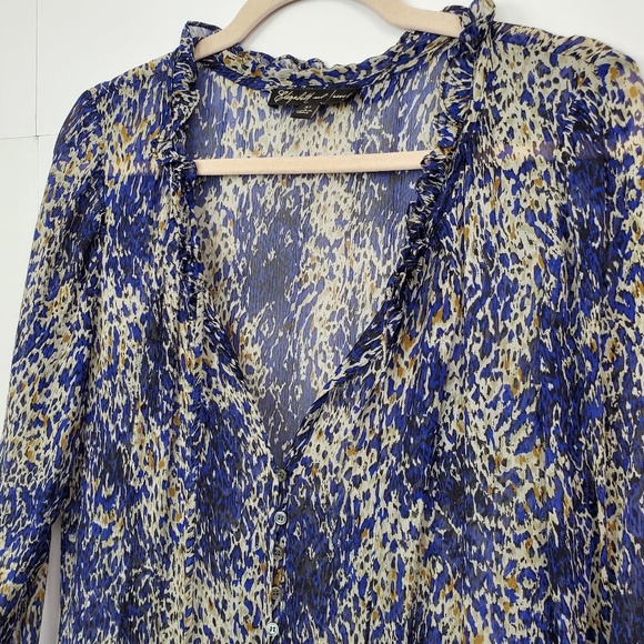 Elizabeth & James Silk Marilyn Maxi Dress Size: 10 - Picture 7 of 14